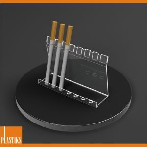 Stojan pro elektronické cigarety 7ks ― Plastiks  - zakázková výroba z plexiskla.