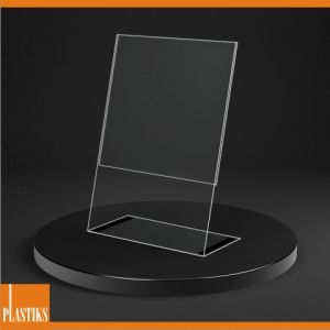 Plexisklový stojánek magnetický A4 ― Plastiks  - zakázková výroba z plexiskla.