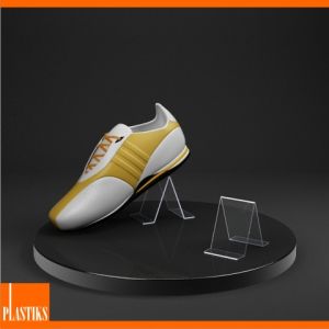 Stojánek na obuv plexisklový ― Plastiks  - zakázková výroba z plexiskla.